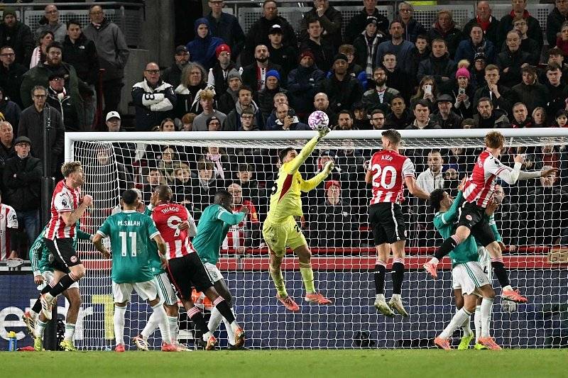 利物浦2-3布伦特福德 遭遇联赛四连败